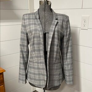 LOFT Classic Checkered Blazer